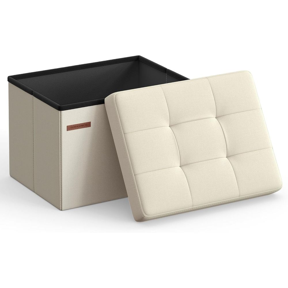 Office Stool - Pouf de rangement compact, repose-pieds, 12,2