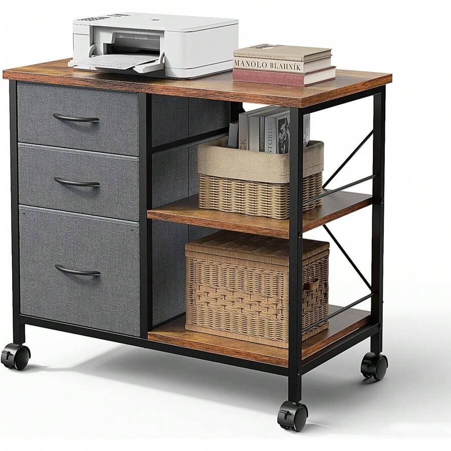 Printer Stand - Sweetcrispy Armoire de classement mobile à