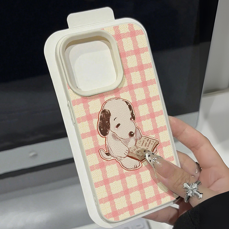 Bookshelf - Coque de téléphone à motif Litchi,