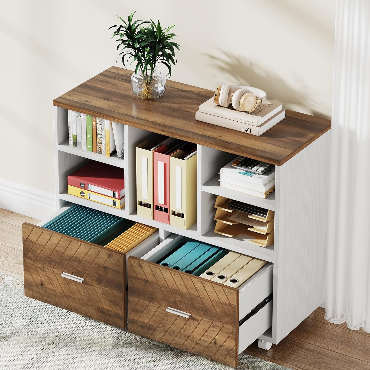 Armoire de classement en bois  - Printer Stand avis et prix