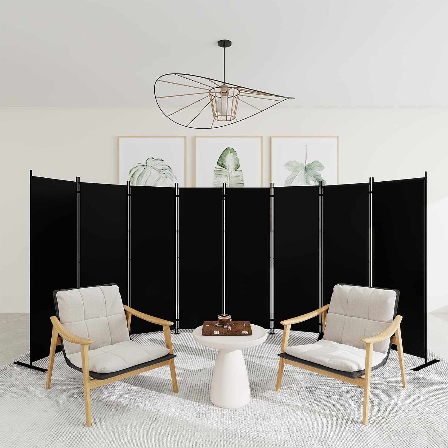 Paravent pliant à 8 panneaux,  - Partition Screen Divider avis et prix