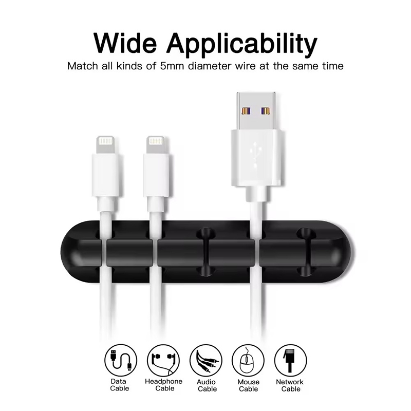 Clip de câble USB en silicone, - Desk Organizer avis et prix