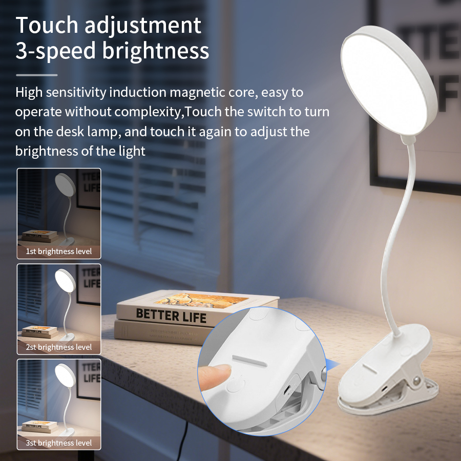 Lampe de bureau à clip LED 360 - Desk Lamp avis et prix