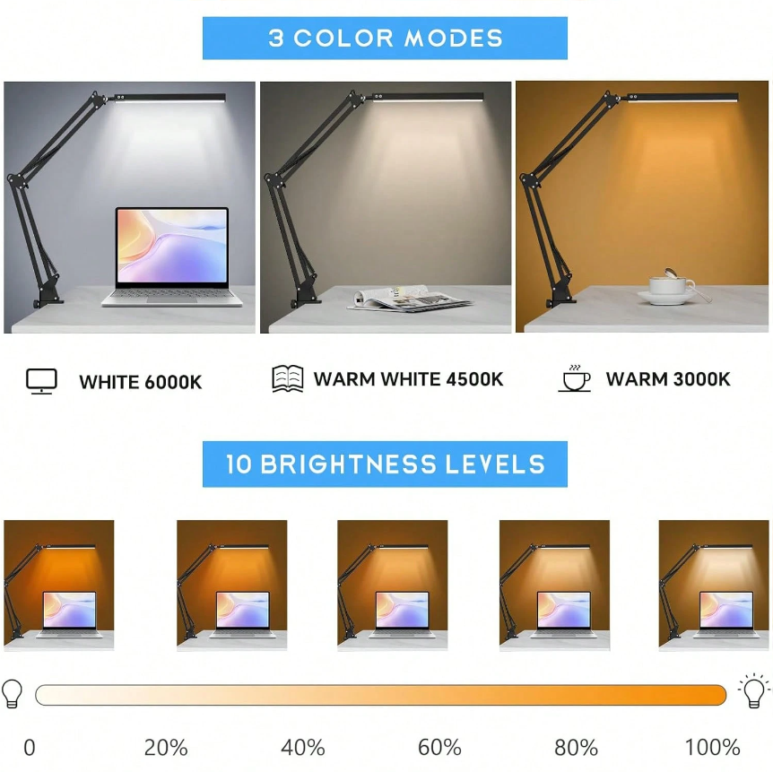 Lampe de bureau LED pour la ma - Desk Lamp avis et prix
