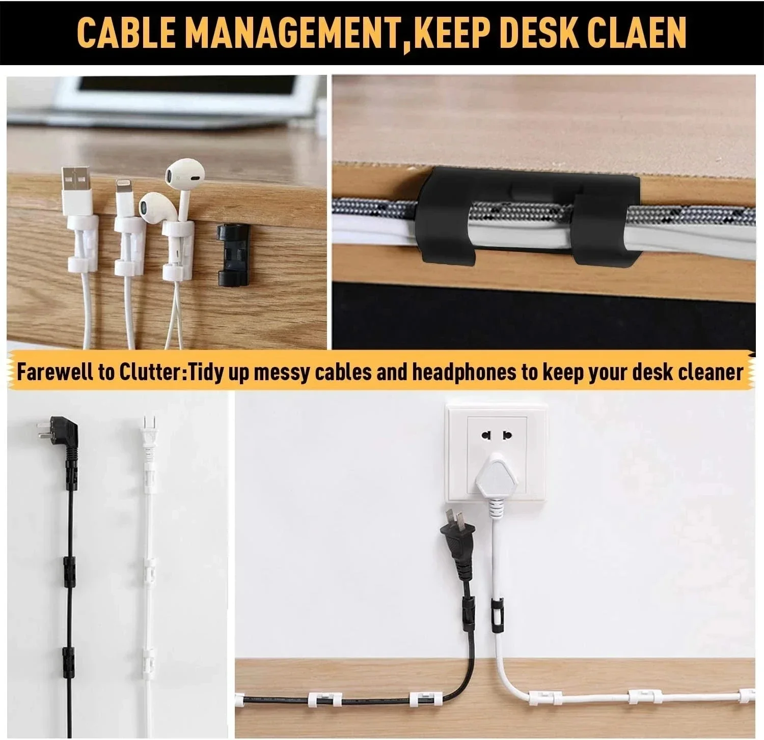 Organisateur de câbles, suppor - Desk Organizer avis et prix